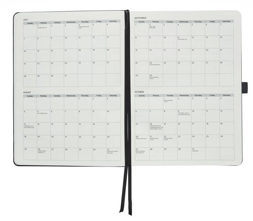Action Day 2025 Weekly Planner - Effective Planning System & Increase Productivity, To-Do List, Goals, Projects, Dated Daily Diary - 8x11 Black