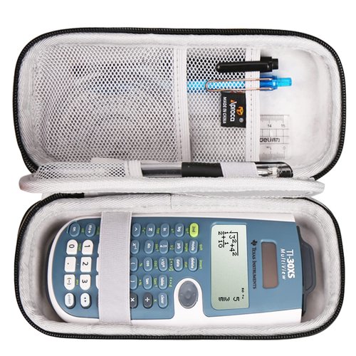 Aproca Hard Travel Storage Carrying Case, for Texas Instruments TI-30XS MultiView Scientific Calculator and Accessories (Case Only)