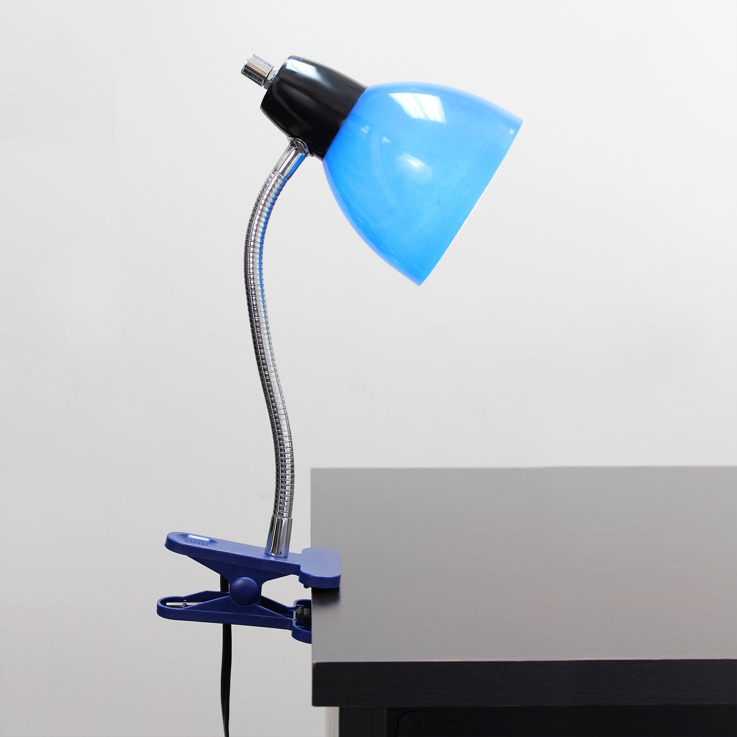 LimeLights Adjustable Clip Lamp Light, Blue