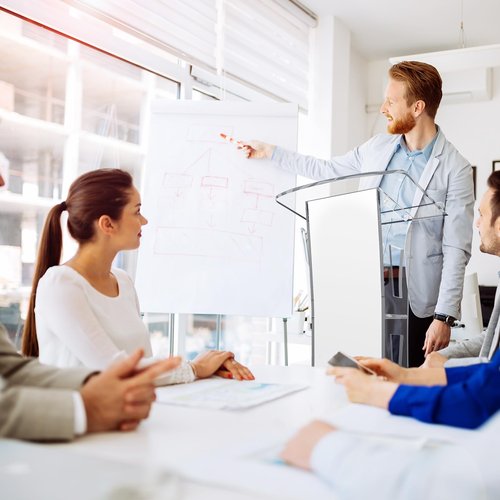 42.5" Acrylic Podium Stand with 15 Adjustable LED Colors, Storage Shelf, and Wheels - Clear Pulpit for Church, Conference, Classroom, Wedding, and Events