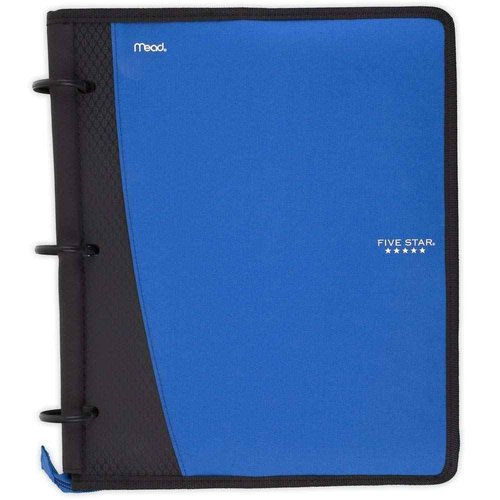 Five Star Flex Hybrid NoteBinder, 1 Inch Ring Binder, Notebook and Binder All-in-One, Cobalt (73418)