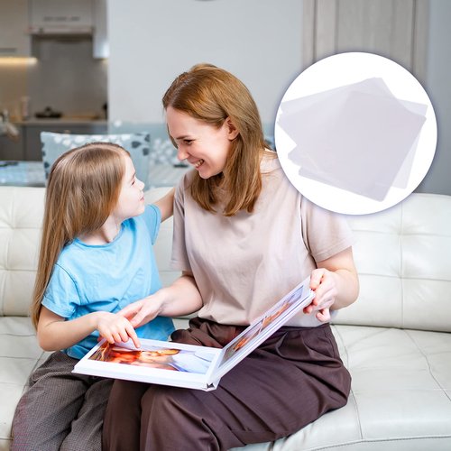 100 Pack Thermal Laminating Pouches 10 Mil Clear Laminating Sheets Plastic Laminating Paper Hot Glossy Laminator Pouches Office Laminating Supplies for Letter Photo Card ID Badge, 9 x 11.5 Inches