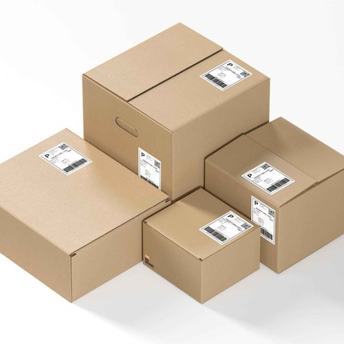 2000 Half Sheet Shipping Labels, Self Adhesive Mailing Sticker, Compatible to Laser & Inkjet Printer, 8.5” x 5.5” White, (2000 Labels/1000 Sheets)