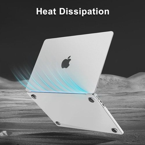 MOSISO MacBook Air 13-Inch Case | Ultra-Thin Hard Shell with Keyboard Cover & Screen Film - Frost Clear