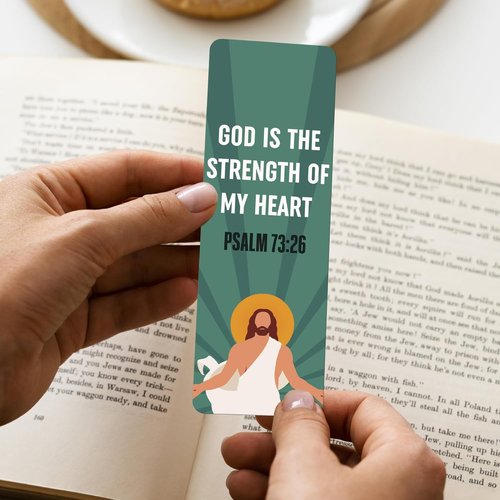 96 Bible Bookmark Pack - Inspirational Verses for Kids & Adults | Multiple Designs for Study & Gifts