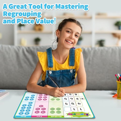 Magnetic Place Value Manipulatives - Base Ten Blocks for Kids | Engaging Math Games for 1st-3rd Grade