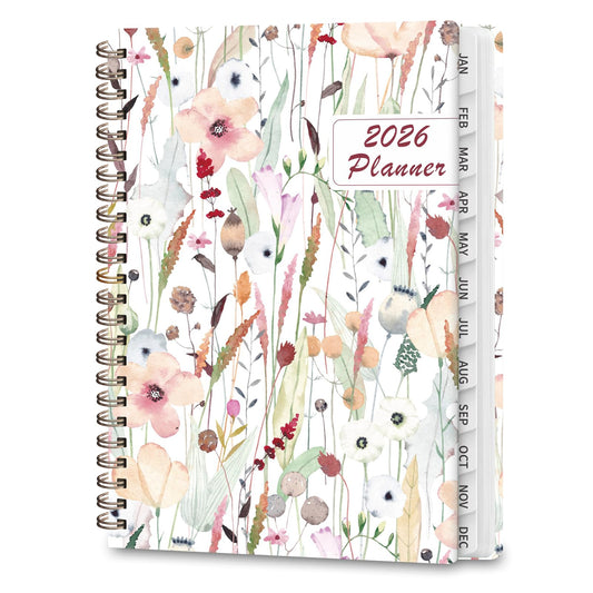 2026 Planner, Weekly and Monthly Calendar Academic Planner, Jan 2026 - Dec 2026, Planning Agenda Book for Desk Accessories and School Supplies - A5 (6.3'' x 8.5'')