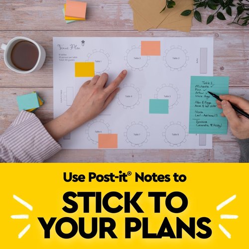Post-it Notes, 1.5x2 in, 24 Pads, America's #1 Favorite Sticky Notes, Beachside Café Collection, Pastel Colors, Clean Removal, Recyclable