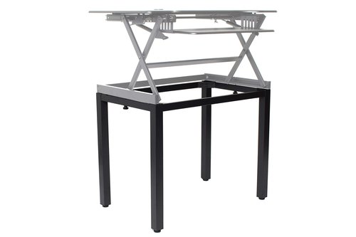 Rocelco Desk Deluxe Floor Stand Legs for DADR-40 and DADR-46 (R DADRB-FS), 40-46", Black