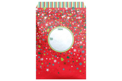 LUXPaper Large Padded Tyvek Mailers | Peel & Seel | 11" x 15 1/2" | Christmas Party | 10 Qty