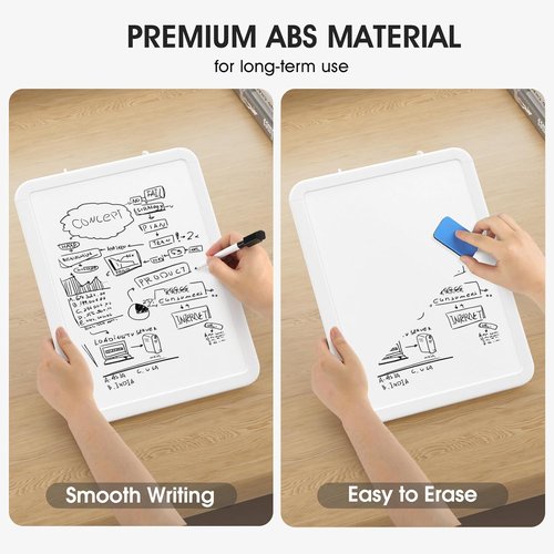MaxGear Small Dry Erase Board - Double-Sided Mini Whiteboard 8.5x11 Inches | Includes 4 Markers & 2 Magnets