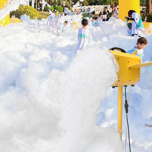 BIPOLARLIGHT Foam Machine for Party, Party Foam Machine with Water Tank, Foam Cannon for Garden, Pool, Indoor, Birthdays, Celebrations, and Backyard Events