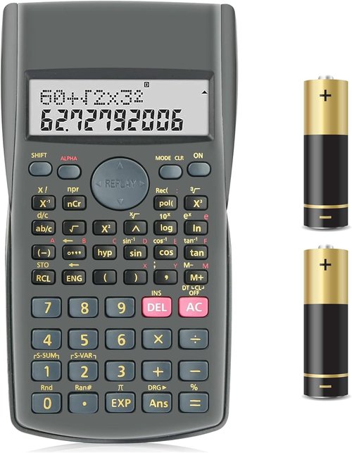 HY-82MS Scientific Calculator by 2-Line Engineering | Perfect for School & Business Use