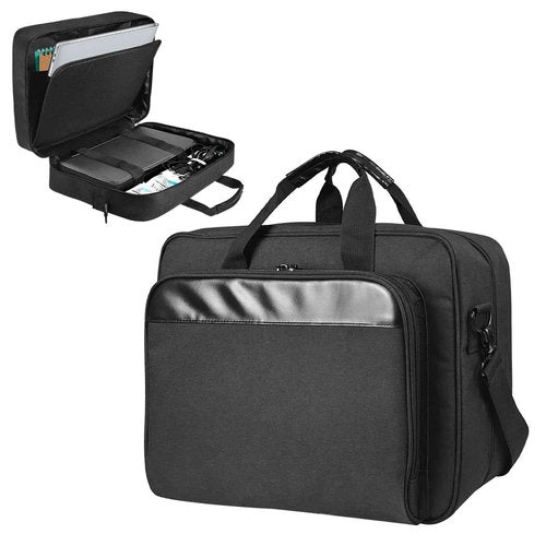 HarvMax Portable Mobile Printer Storage Bag, Laptop Briefcase, Premium Laptop Case, Holds Up to 17.3-inch Laptop for Travel, Business, Men, Women