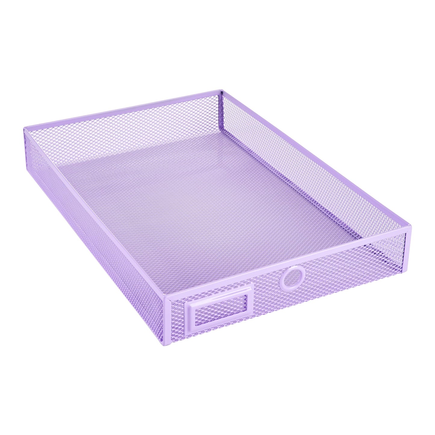 Annova Desk Organizer Wire Mesh 3 Tier Sliding Drawers Paper Sorter/Multifunctional/Premium Solid Construction for Letters, Documents, Mail, Files, Paper, Kids' Art Supplies (Light Pink)