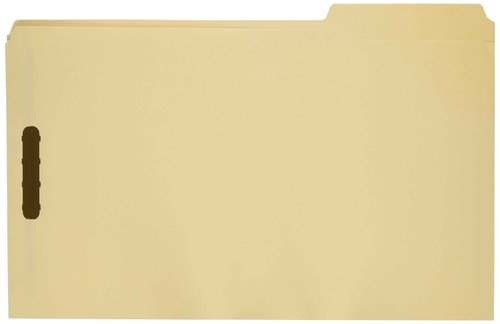 Business Source 2-Ply Tab Manila Legal Fastener Folder