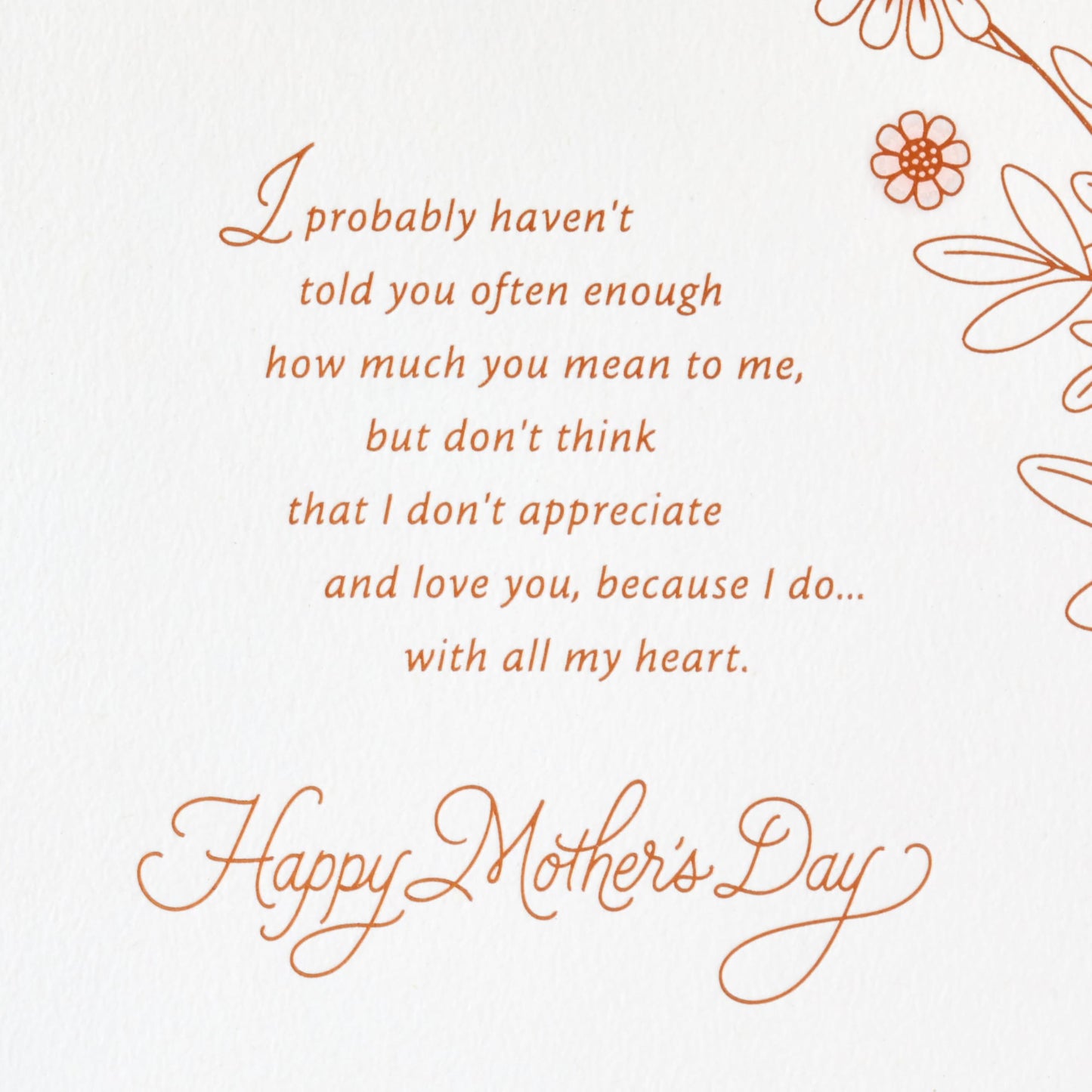 Hallmark Mothers Day Card from Daughter (How Lucky I Am) Butterfly Card for Mom
