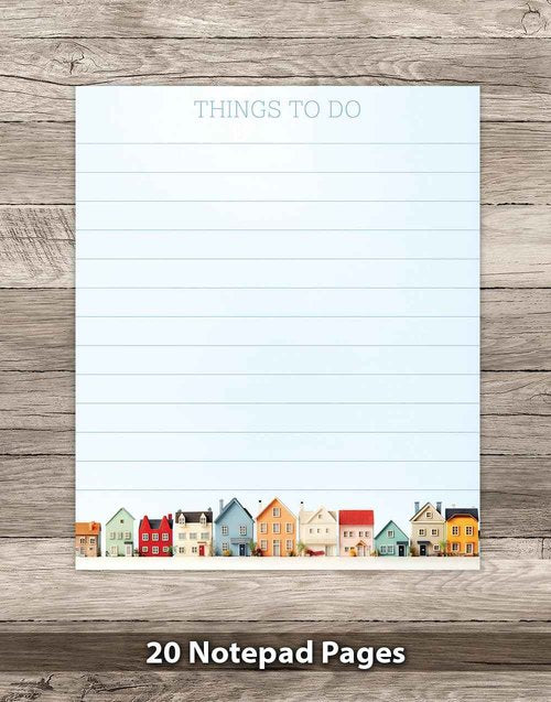 Business Card Magnet Notepads and Designer Envelopes, Peel and Stick Your Business Card, Year Round Magnetic Marketing Supply (Neighborhood - Pack of 100)