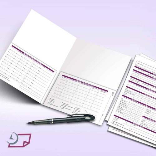 NextDayLabels Employee Personnel File Folders - 25-Pack Preprinted HR Folders with Secure Internal Pockets - Heavyweight White Cardstock for Discreet Employee Records - Made in USA