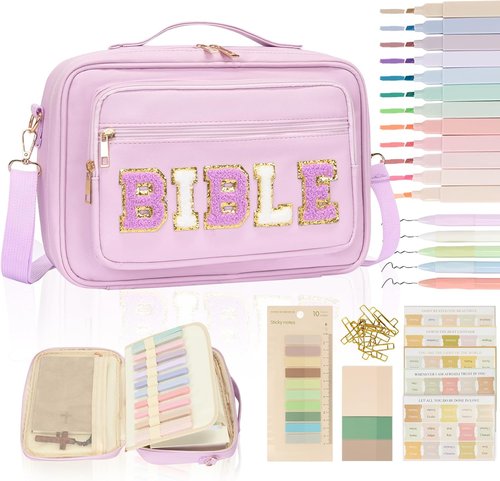 Regine Switzerland Bible Cover Case - Stylish Leather Tote Bag for Women | Perfect Christian Gift