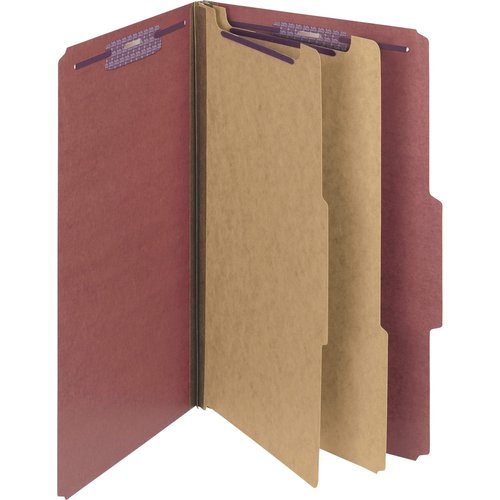 Smead 100% Recycled Pressboard Classification File Folder, 10 per Box & Pressboard Classification File Folder