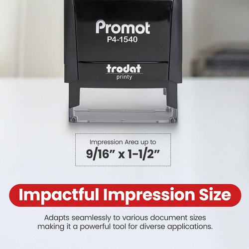 Promot Paid Stamp Self Inking - for Office, Accounts Payable Stamp - Rubber Stamps for Retail Use, Red Ink, Self Inking for Business Supplies, Paid Stamper