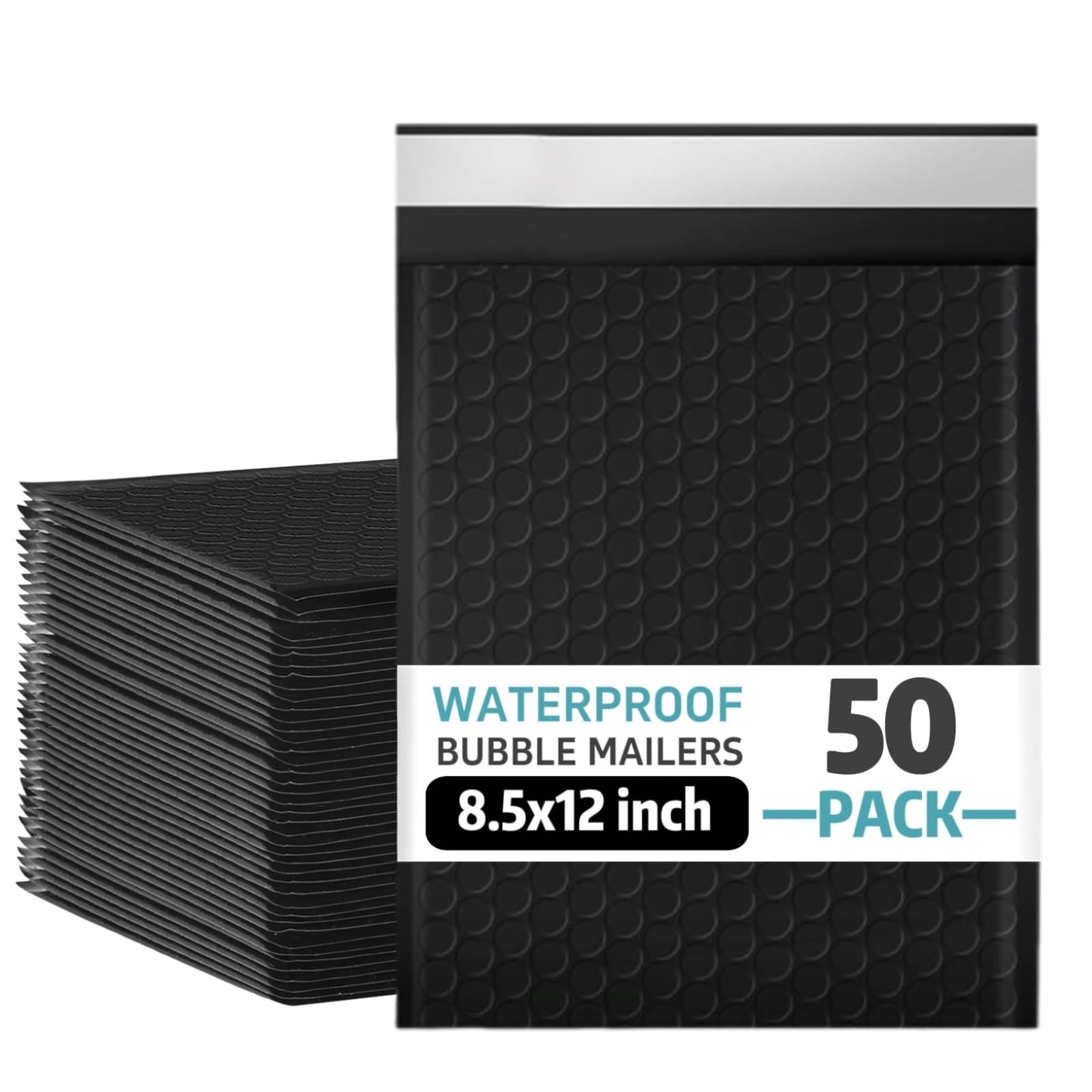 Cltowany 8.5×11 Bubble Mailers 50 Pack Waterproof Bubble Envelopes Self Seal Adhesive Shipping Bags for Small Business Shipping Books Clothes