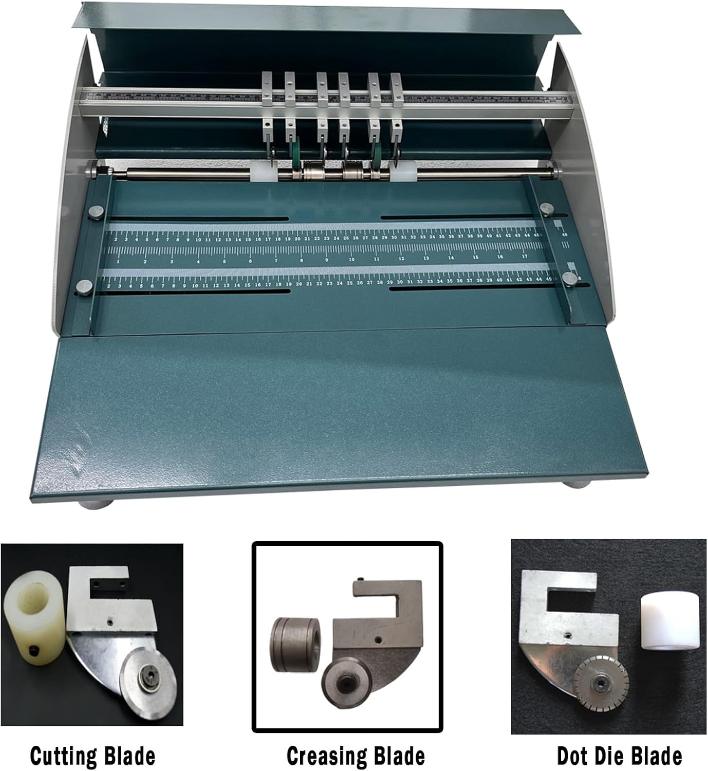 WYDDDARY Electric Creasing Machine - 3-in-1 Crease, Dotted Line & Cut | 18" Paper Feeder, 1000 Sheets/Hour