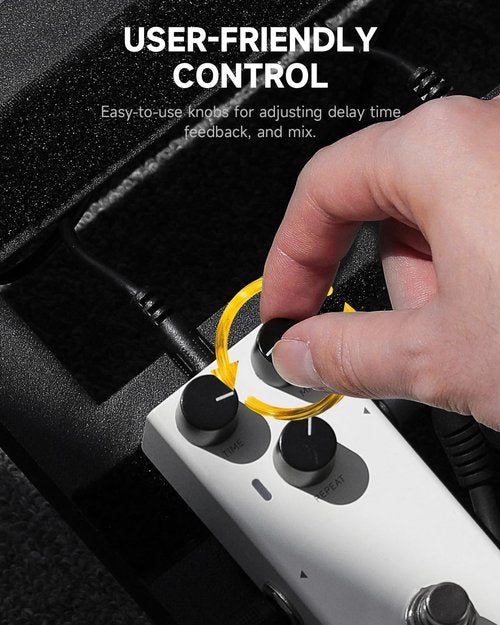 Donner EMBARK 01 ECHO Delay Guitar Pedal, DIY Shell, Electric Guitar, Analog Guitar Effect Pedal, true bypass