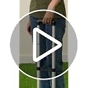 Vsaikeo 15.6x10.6x3.2 Inch Foldable Hand Truck Dolly with 2 Wheels, Lightweight Portable Luggage Cart