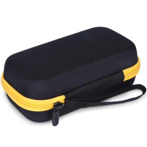 Lebakort Hard Case Compatible with KODAK Mini 2 ERA 4PASS Portable Photo Printer/KODAK Mini Shot 2 ERA 4PASS 2-in-1 Instant Camera and Photo Printer (Black + Yellow Case)