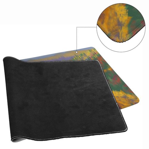 Wolf Large Mouse Pad Wildlife Animals Wolves Mousepad Extended Autumn Mountain Desk Mat for Keyboard and Computer Pad Non-Slip for Gaming Home Office Supplies for Desk 35.4 x 15.7 Inch