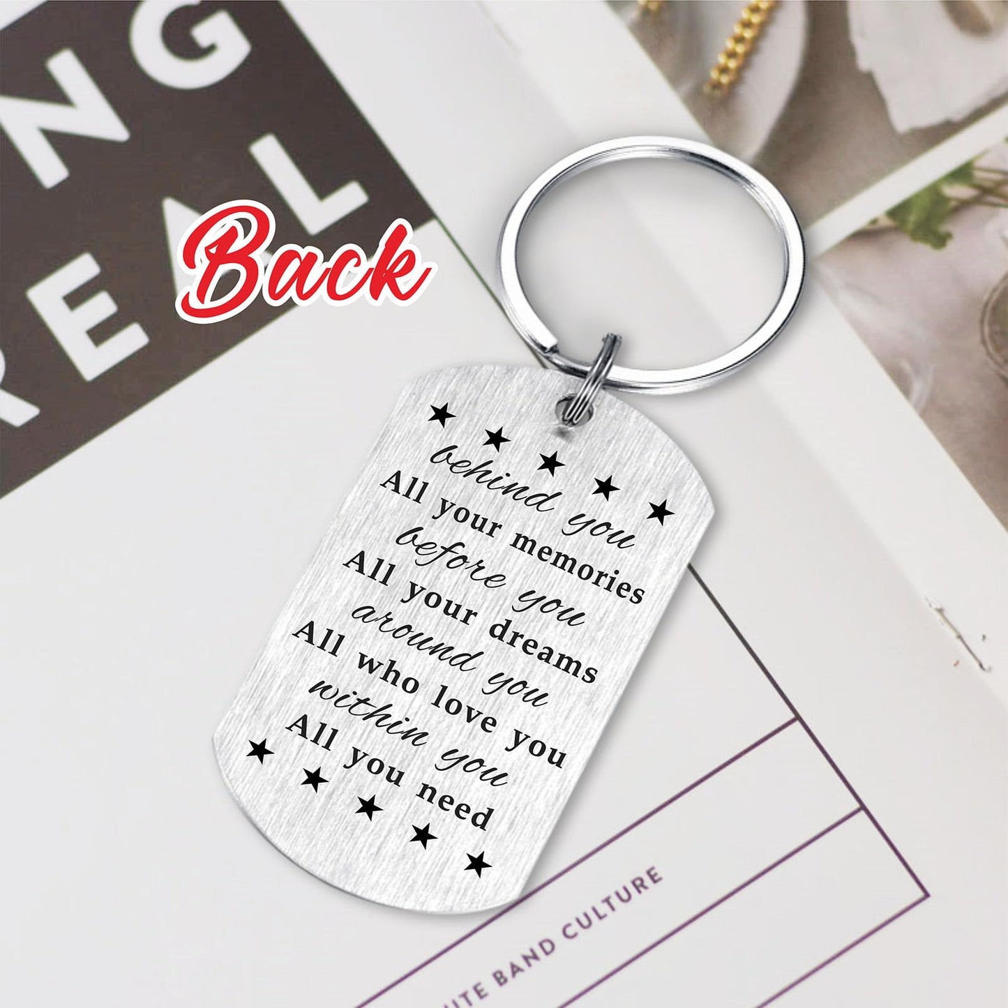 Resdink Graduation Gifts for Class of 2026 - College High School Graduation Keychain for Girls Boys Women Men Him Her Graduate Daughter Son Student