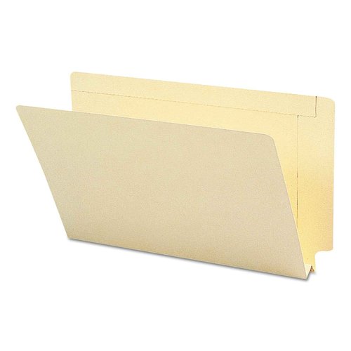 Smead End Tab File Folder, Reinforced Straight-Cut Tab, 1-1/2" Expansion, Legal Size, Manila, 50 per Box (27275)