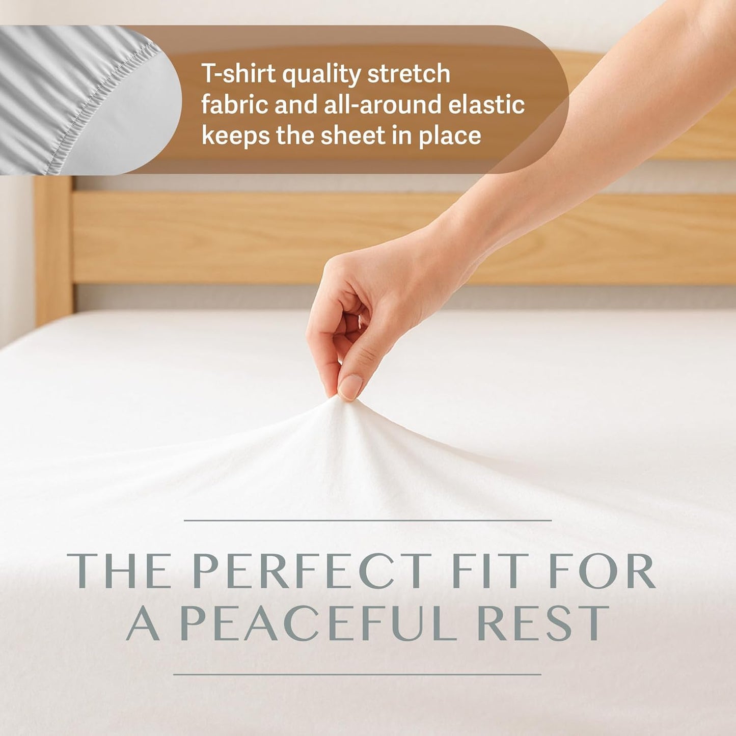 BLISSFORD - Fitted Hospital Bed Sheets - Soft Cotton Rich Jersey - 36” x 84” x 12” - 4 Pack