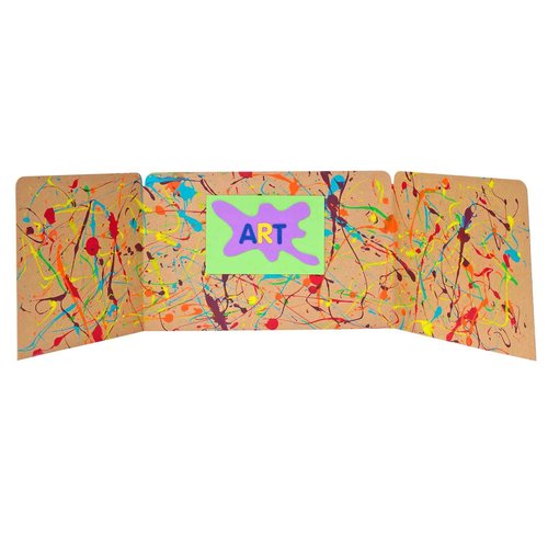 Really Good Stuff Standard Neon Pop Privacy Shields Set of 12 Matte for Student Desks - Enhance Focus and Eliminate Distractions in Classroom or at Home