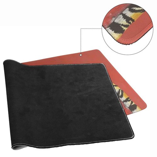 PailailaiNest Tiger Large Mouse Pad Mousepad Funny Retro Red Animal Mouse Pad Desk Pad Mat Desk Mat for Keyboard Computer Pad for Gaming Home Office Supplies 40x90cm