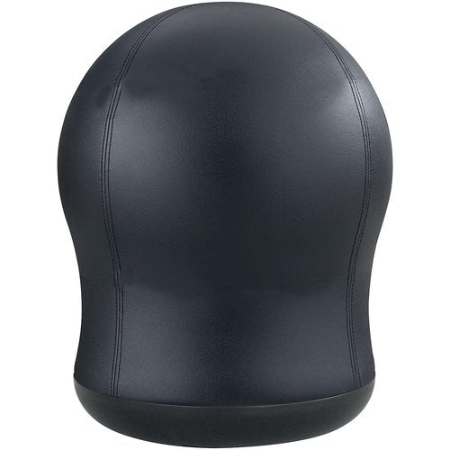 Safco Zenergy Swivel Ball Chair, Anti-Burst, Vinyl Exercise Ball Chair for Home, Office & Classroom, Ideal for K-12, Supports Active Seating, Black Vinyl