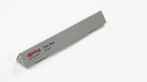 rOtring Multi-Function Pen, Four-In-One, 0.5mm Mechanical Pencil with Black/Red/Blue Ballpoint Pen in Triangle Package (502-700F)