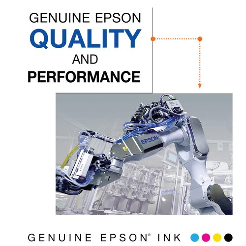 Epson T786 DURABrite Ultra Ink High Capacity Black Cartridge (T786XL120-S) for Select Workforce Printers