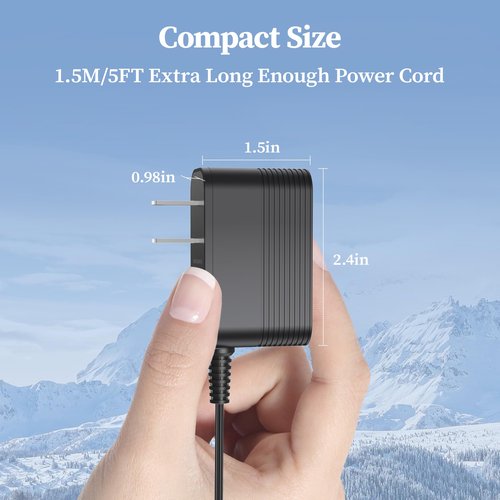 9V Charger for Boss Guitar Pedal Power Supply Compatible with Boss PSA-120S ME-80 ME-70 ME-25 ME-50B GT-100 GT-1 GT-10 AD-10 BR-80 BR-600 DB-88 DB-90 CE-2B RE-20 RC-1 RC-3 Guitar Pedal Power Adapter