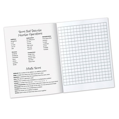 Learning Resources Math Journal, Student Organizer, Classroom Journal Set, Set of 10 Journals