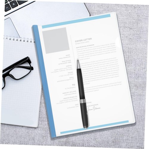DOITOOL 10pcs File Folders Sliding Bars Report Covers for Classroom Office Supplies