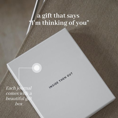 INSIDE THEN OUT Better Every Day Journal - Guided Daily Journal With 365 Pre-Dated Prompts for Self Love, Reflection, Growth, Gratitude, Discovery, Wellness, Healing, Self Help, and Mindfulness - Self Care Routine & Mental Health Gift for Women Men