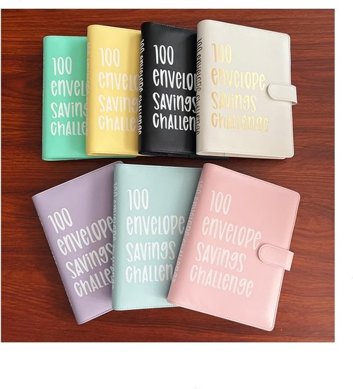BKDRL Money Saving Challenge Envelopes - Fun & Easy Way to Save $5,050 | Purple Savings Binder