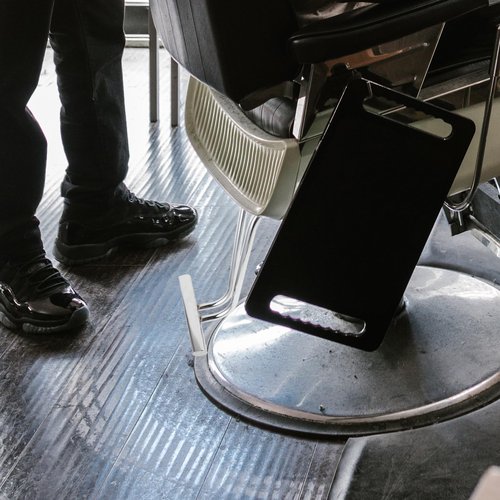Hemoton Heavy Duty Salon Chair Footrest - Hairdressing Foot Rest, Stainless Steel Replacement Pedal, Barber Chair Part, Attachment Footplates, Salon Accessory
