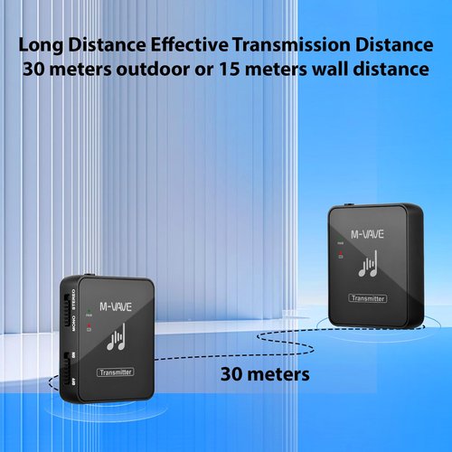 Btuty in Ear Monitor System Wireless in Ear Monitor System Earphone Monitor Transmission System Rechargeable Receiver Wireless IEM (Receiver and Transmitter)