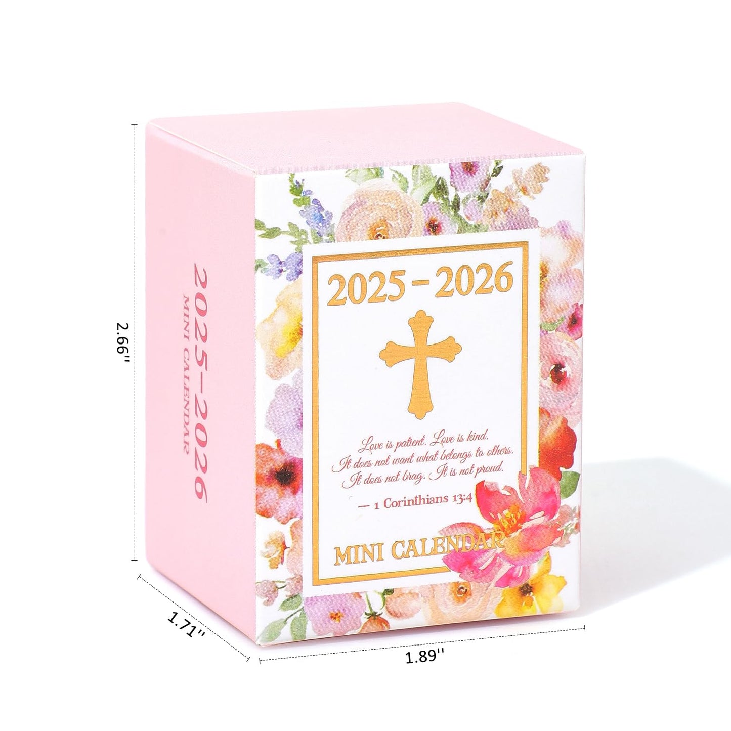 457 Sheets Daily Tear-Off Mini Desk Calendar Octomber 2025 - December 2026, A Bible Verse A Day Pocket Calendar for Planners Scrapbooking Journaling Notesbook, Perfect Christian Gifts for Women Kids
