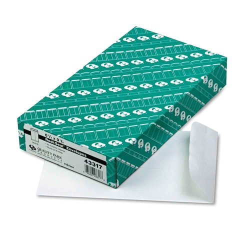 Quality Park 6-1/2 x 9-1/2 Catalog Mailing Envelopes, Redi-Seal Self Seal Envelope Closure, 28 lb White Wove Paper, 100/ Box (QUA43317)