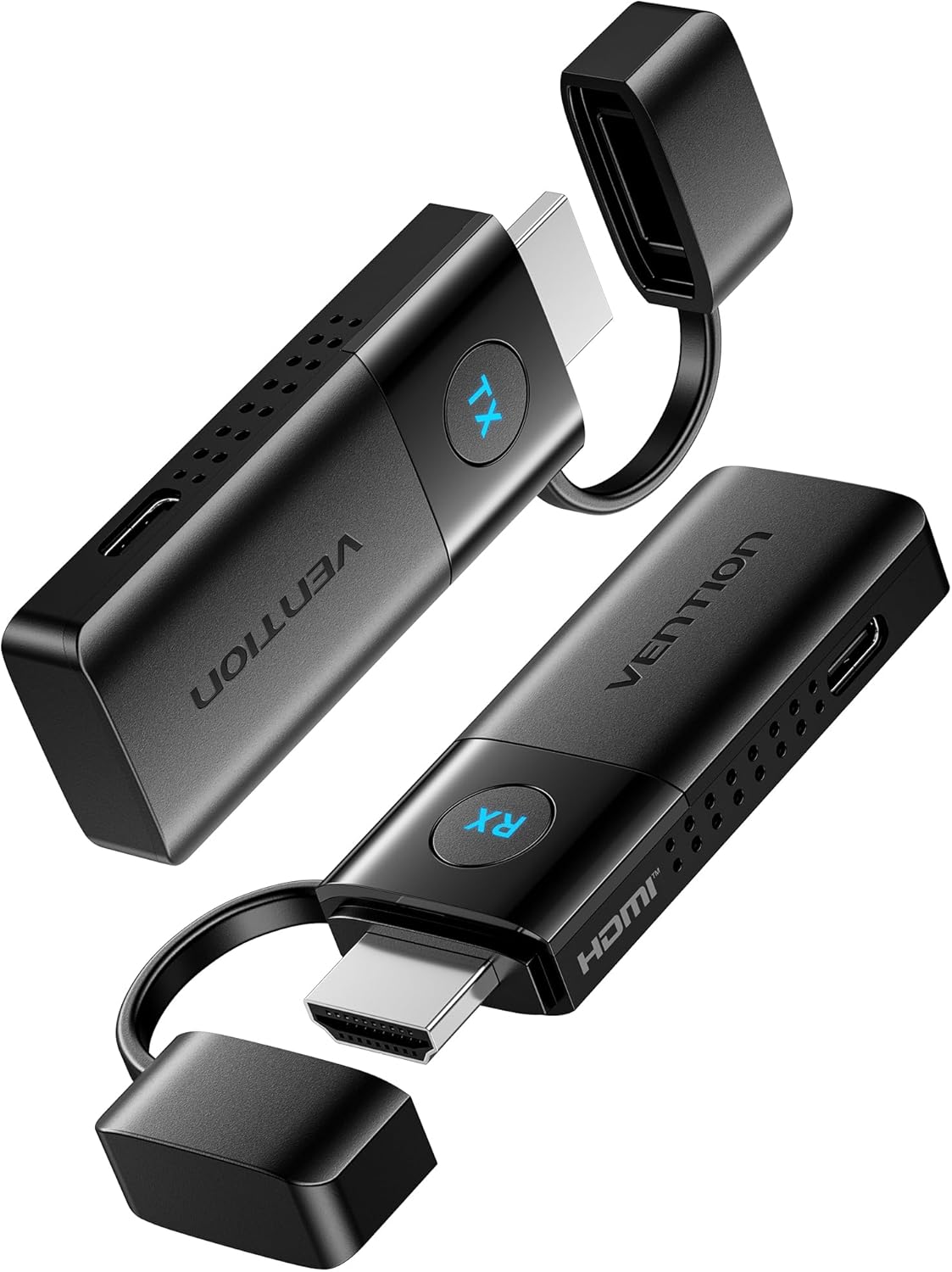 Vention Mini Wireless HDMI Transmitter & Receiver - 4K Ultra HD Video Output, 165FT Range | Plug & Play